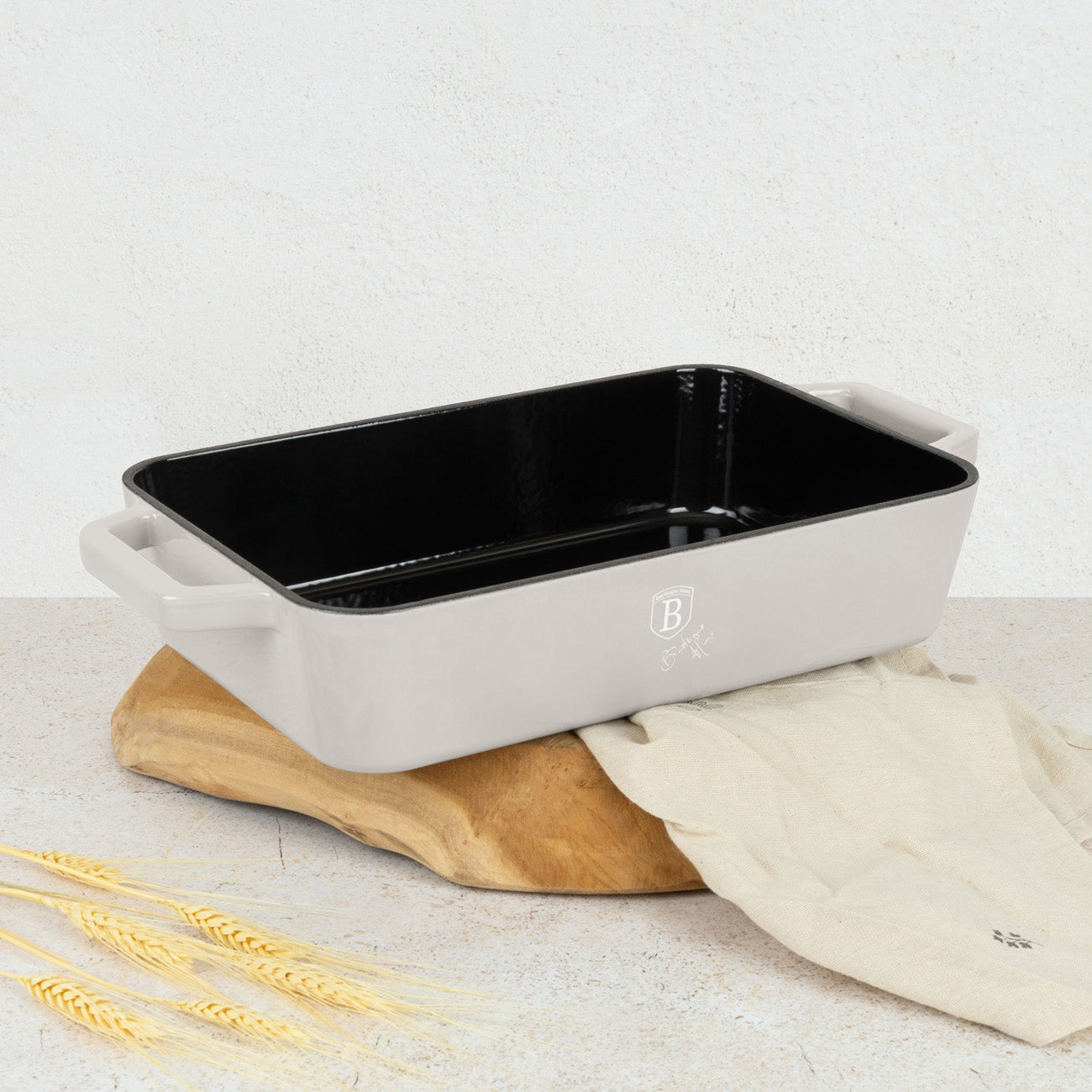 Berlinger haus indukciós Öntöttvas sütőtepsi 30 cm Sahara Collection
