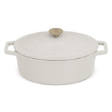 Berlinger Haus Ovális öntöttvas pecsenyesütő 4,65 L matt krém Sahara Collection