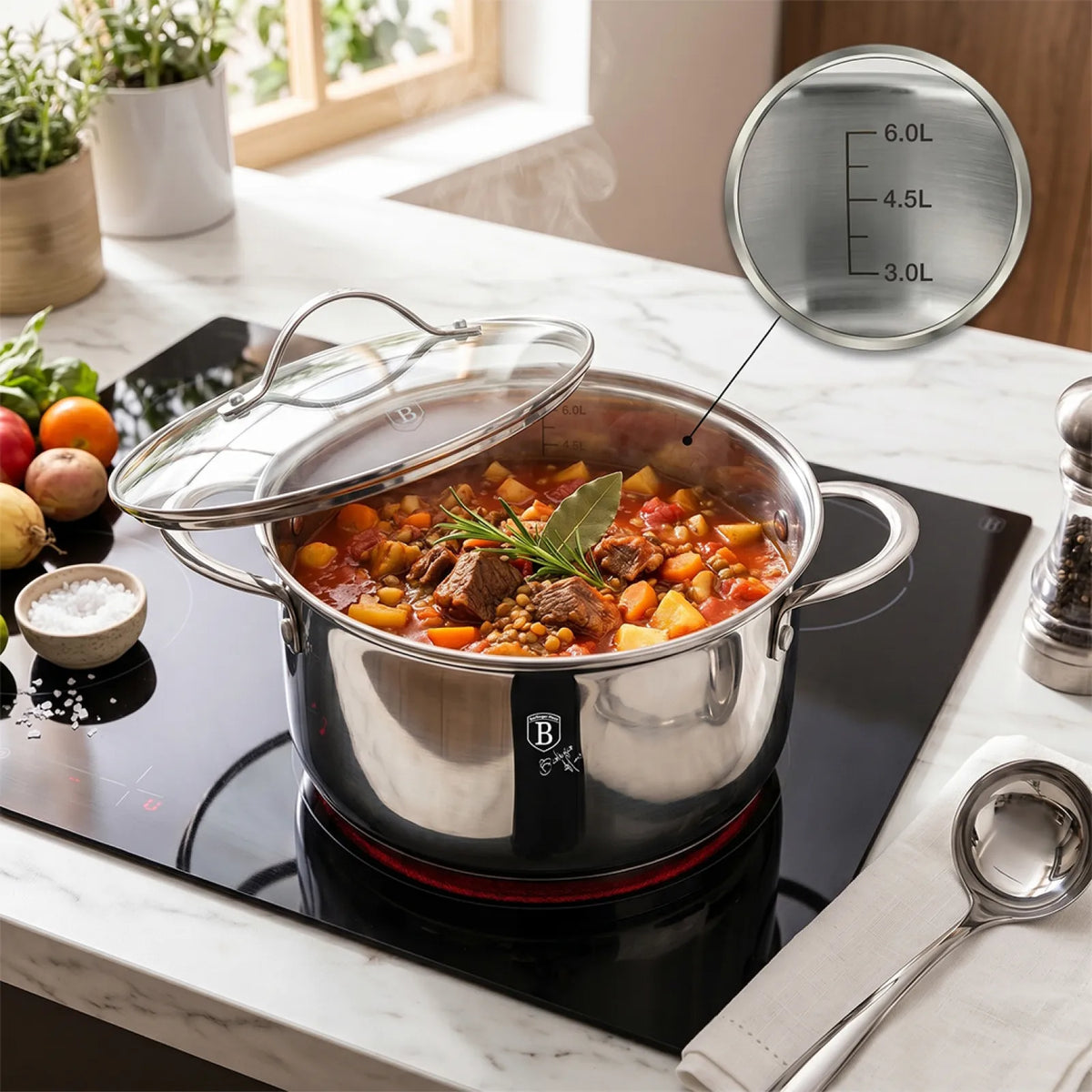 Berlinger Haus Lábas fedővel (6 L) – 5. kép