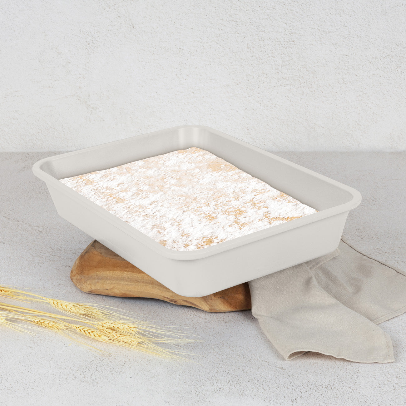 Berlinger Haus tapadásmentes tepsi 40 cm matt krém Sahara Collection
