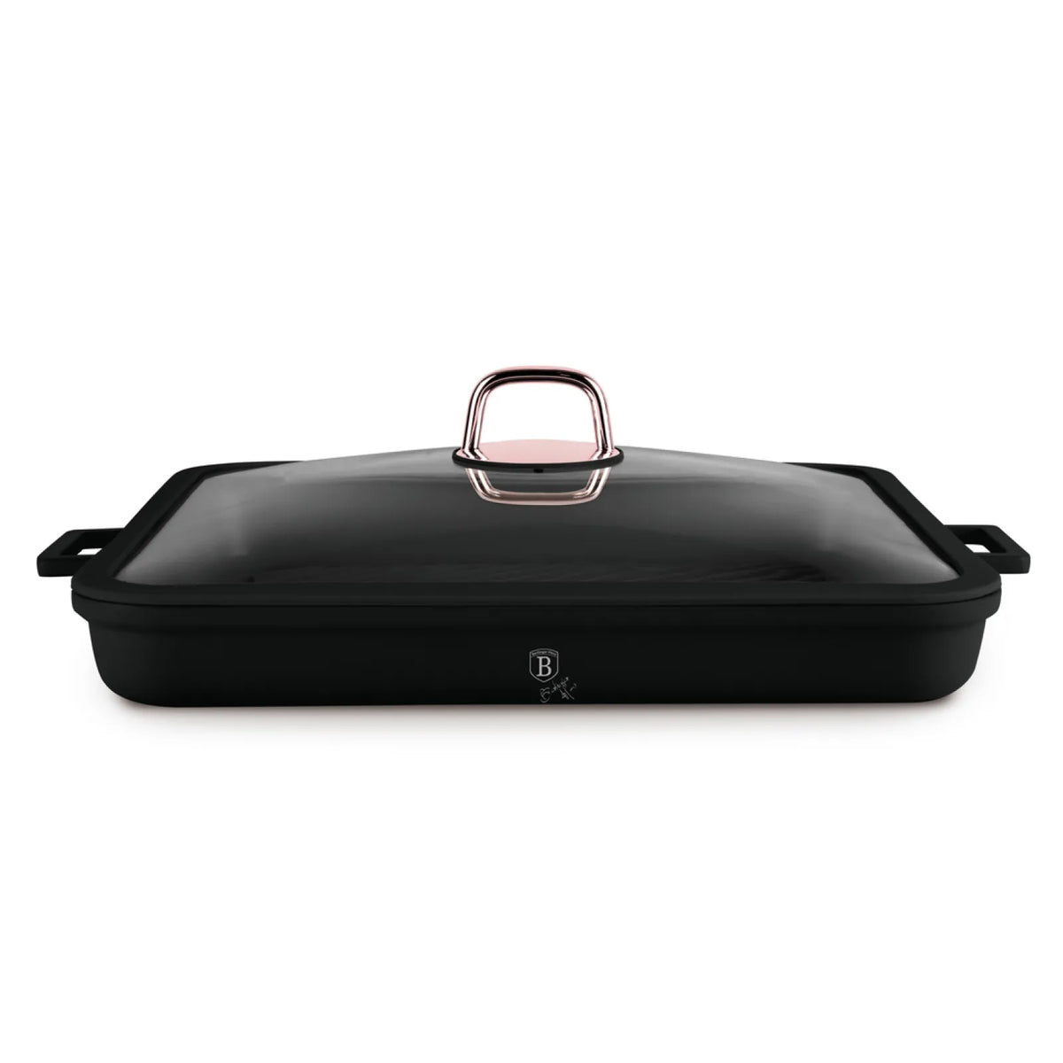 Berlinger Haus Négyszögletes grill serpenyő fedővel (34 cm)