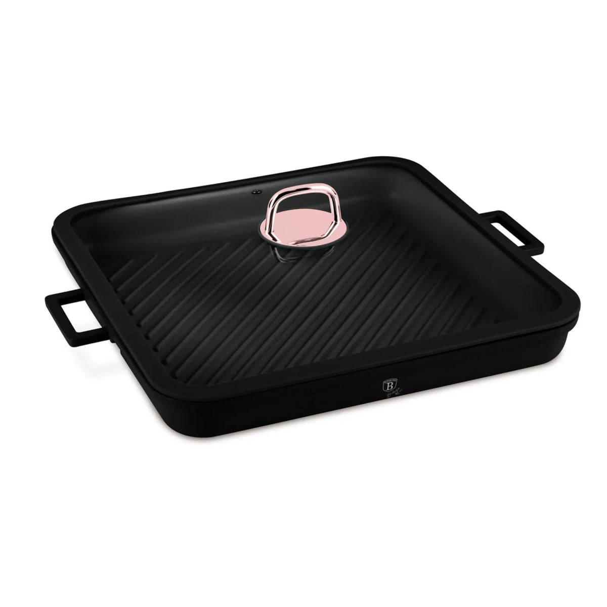 Berlinger Haus Négyszögletes grill serpenyő fedővel (34 cm) – 2. kép