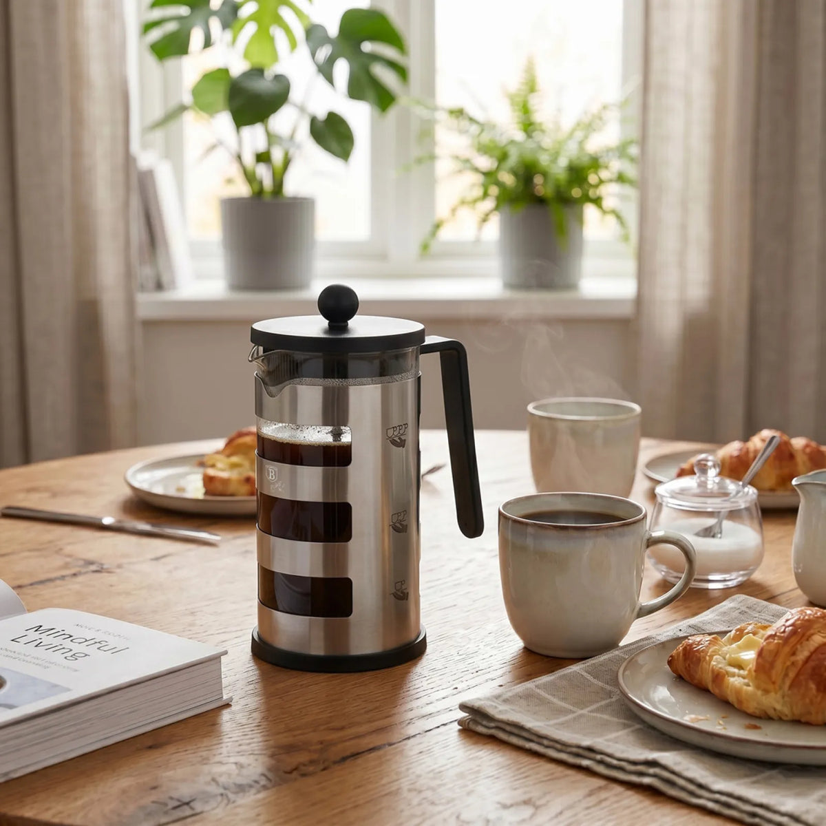 Berlinger Haus Dugattyús kávé- és teafőző (1 L) – 4. kép