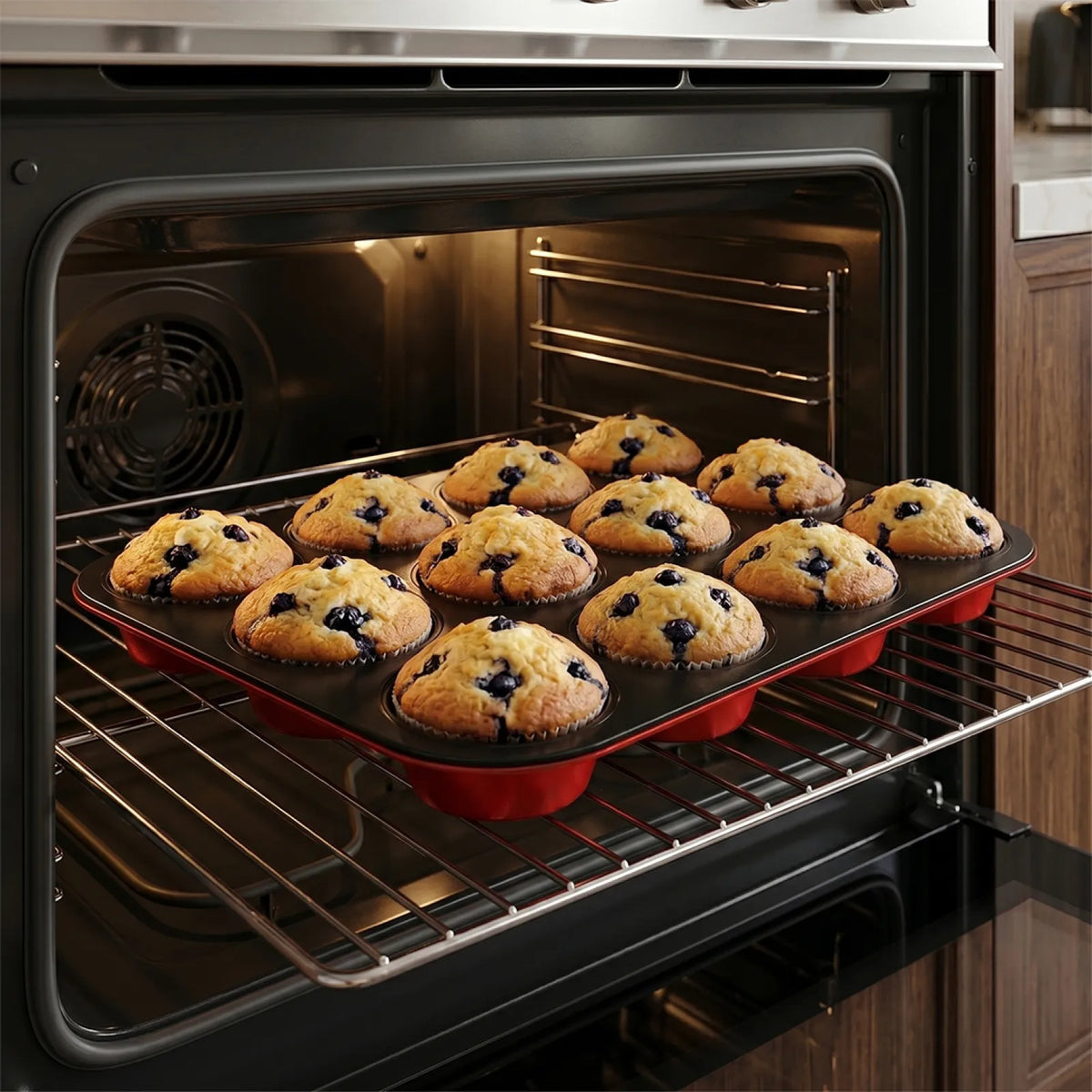 Berlinger Haus 12 csészés muffin sütőforma – 4. kép