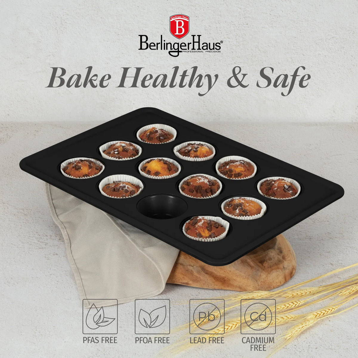 Berlinger Haus 12 csészés muffin sütőforma – 3. kép