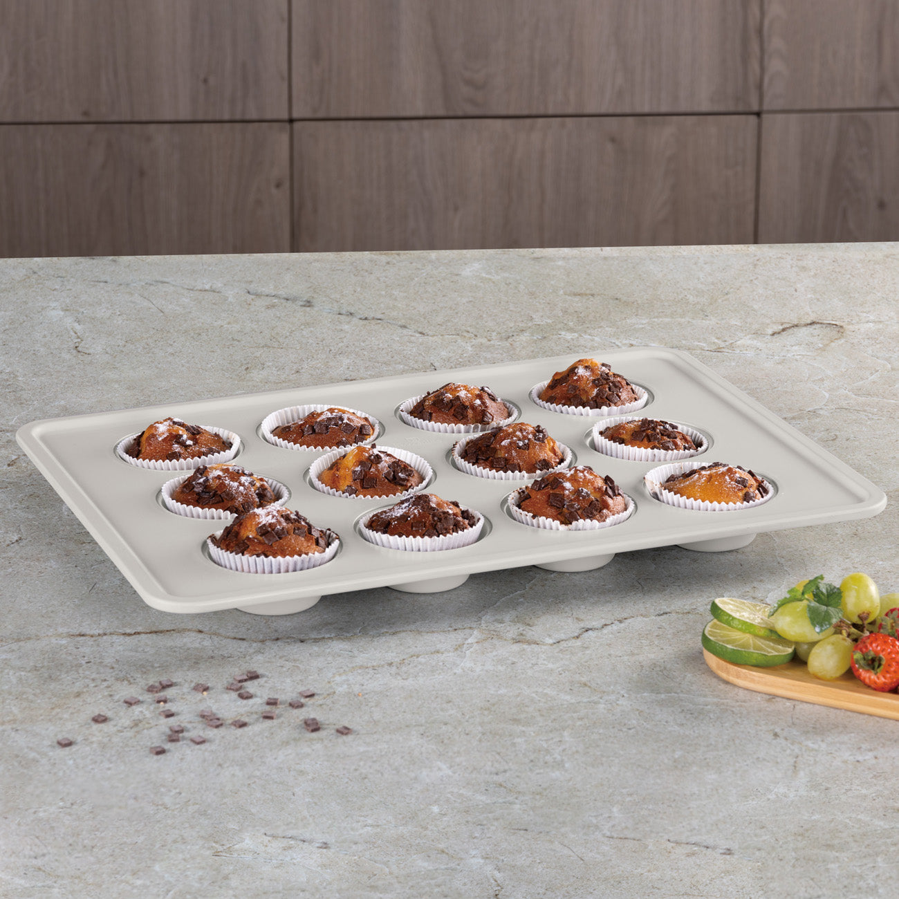 12 részes tapadásmentes muffin sütőforma Sahara Collection