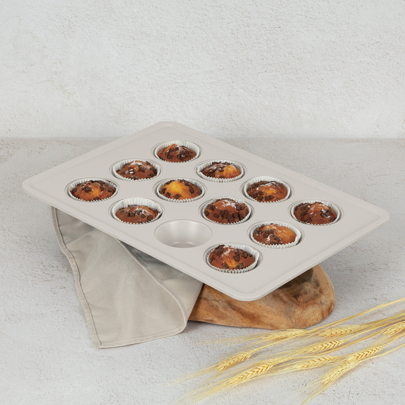 12 részes tapadásmentes muffin sütőforma Sahara Collection