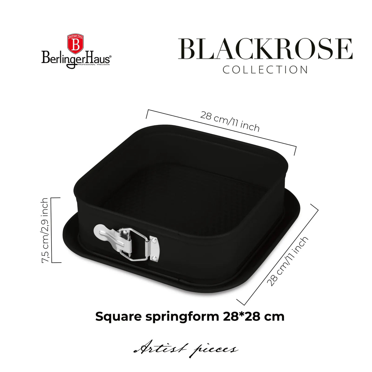 Berlinger Haus Szögletes tortaforma (28 cm) – 15. kép