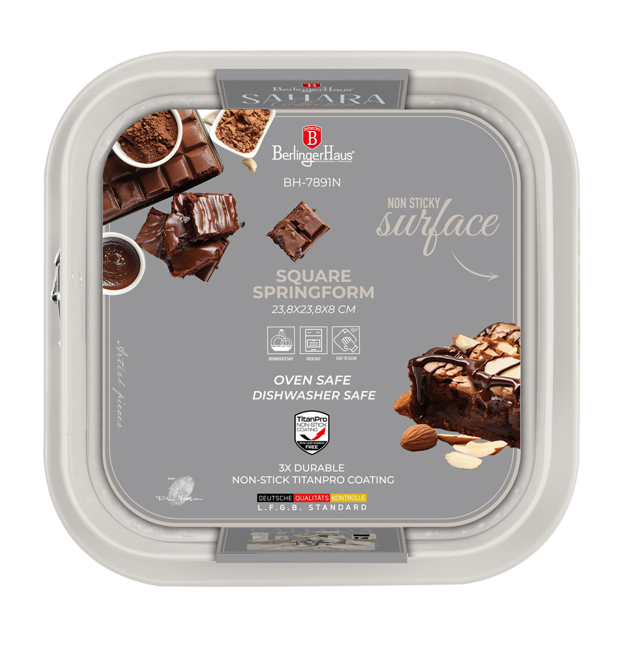 Szögletes tapadásmentes tortaforma 28 cm Sahara Collection
