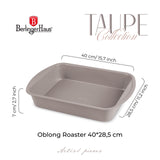 Tapadásmentes tepsi 40 cm Berlinger Haus Taupe szürke