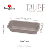 Kenyérsütő tepsi tapadásmentes titánPro bevonattal 32 cm Berlinger Haus Taupe szürke