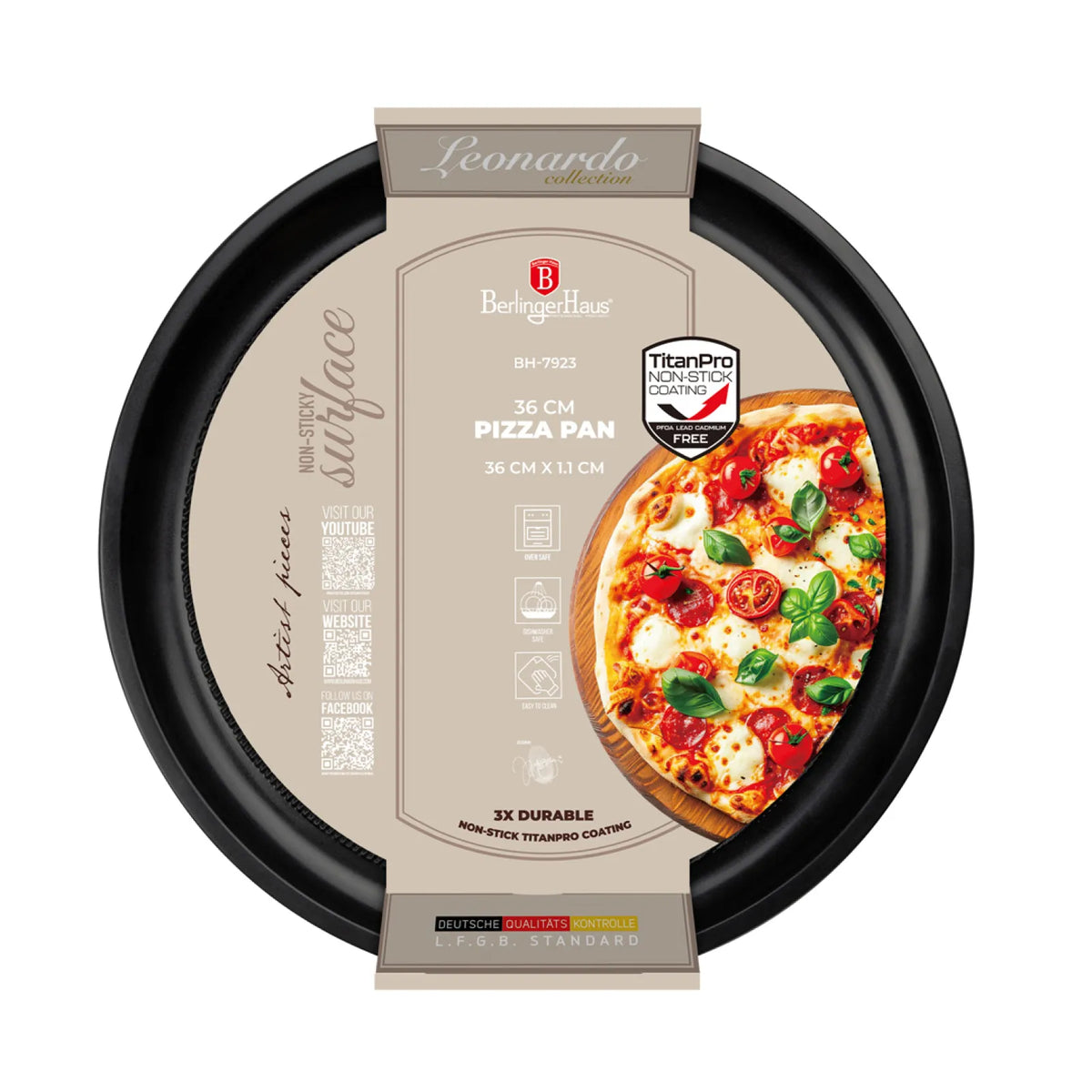 Berlinger Haus Pizzasütő forma (36 cm) – 2. kép