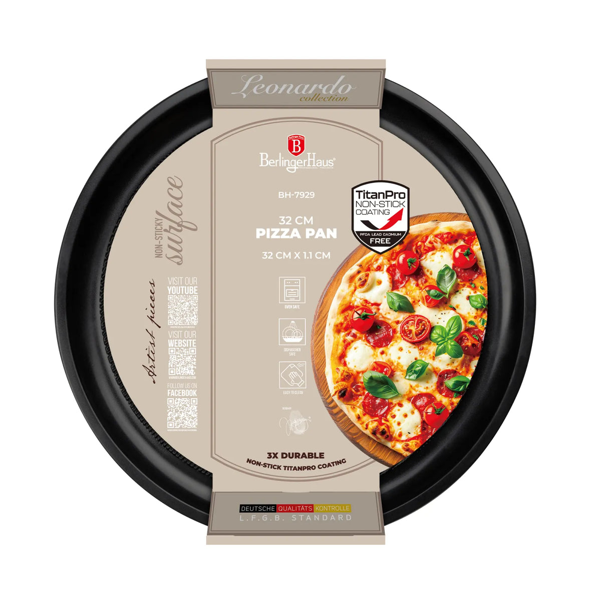 Berlinger Haus Pizzasütő forma (32 cm) – 2. kép
