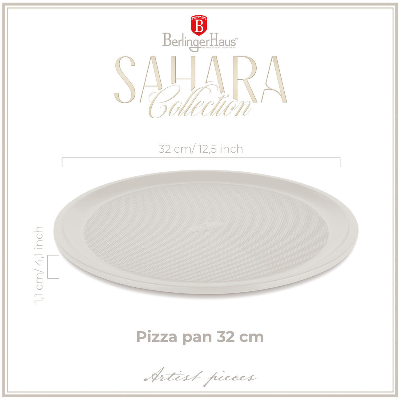 Berlinger haus Pizzasütő forma 32 cm Sahara Collection