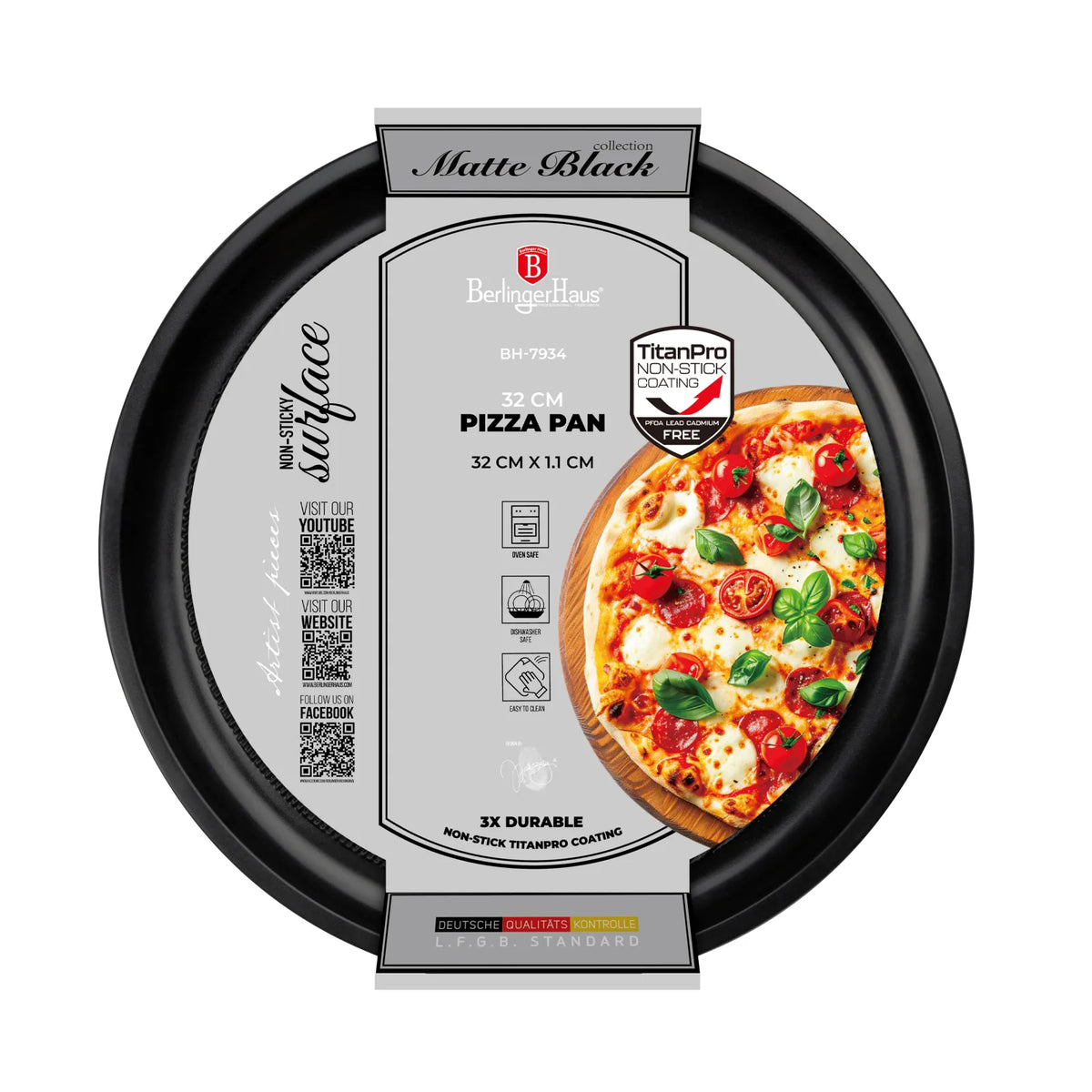 Berlinger Haus Pizzasütő forma (32 cm) – 2. kép