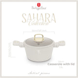Berlinger Haus Lábas fedővel (2.5 L) – indukciós – Sahara Collection