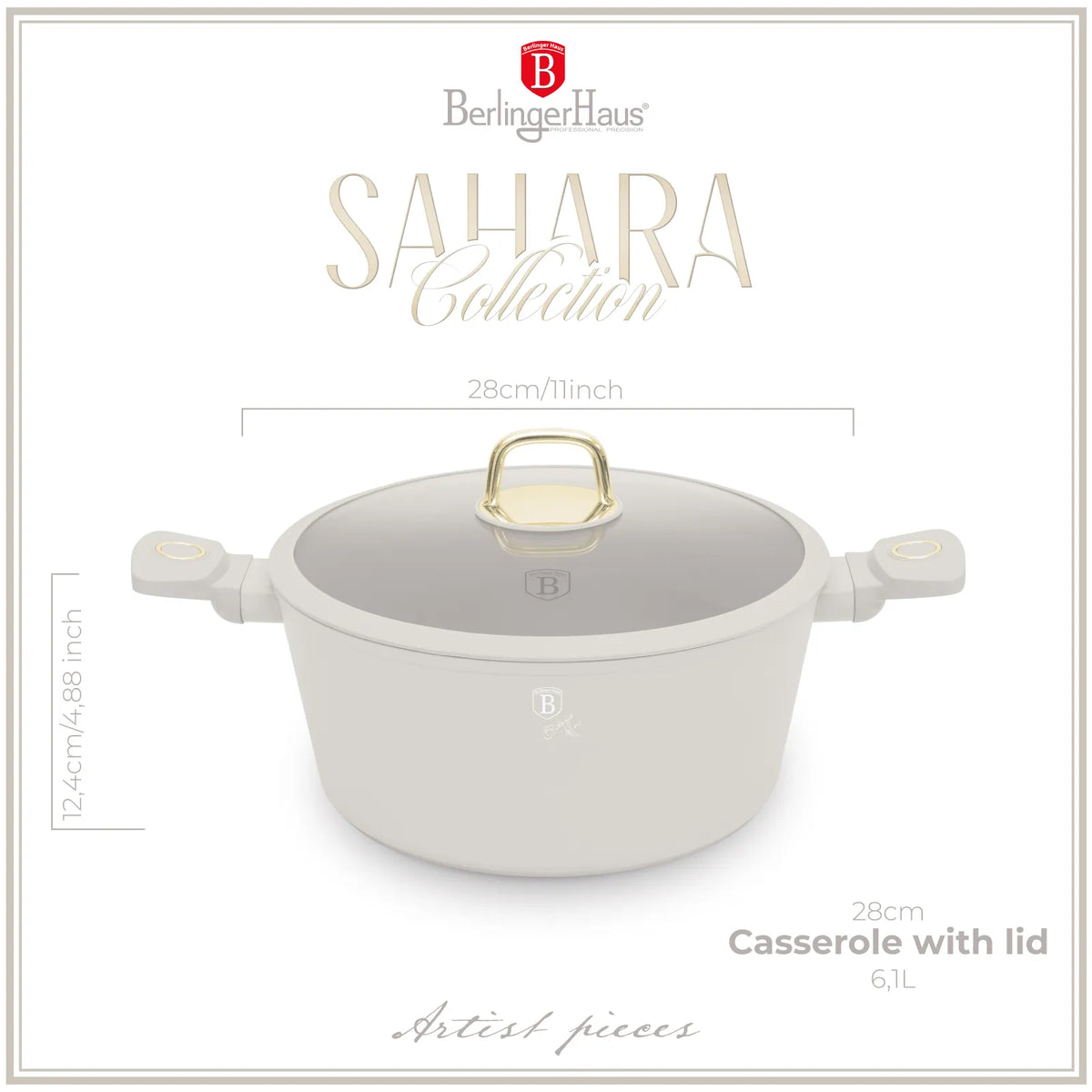Berlinger Haus Lábas fedővel (5.3 L) – 12. kép