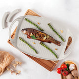 Berlinger Haus Grill sütőlap 47 cm indukciós matt krém Sahara Collection