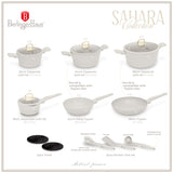 Berlinger Haus 15 részes indukciós edénykészlet matt krém Sahara Collection