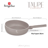 Flip serpenyő 26 cm indukciós tapadásmentes Berlinger Haus Taupe Collection