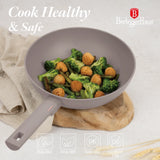 Berlinger Haus indukciós wok serpenyő 28 cm – Taupe Collection