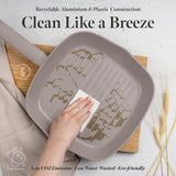 Grill serpenyő fedővel nagy 28 cm indukciós tapadásmentes Berlinger Haus Taupe Collection
