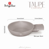 Mini serpenyő 16 cm indukciós tapadásmentes Berlinger Haus Taupe Collection