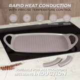 Grill sütőlap 47 cm indukciós tapadásmentes Berlinger Haus Taupe Collection
