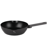 Mély serpenyő dupla kiöntő csőrrel(28 cm tapadásmentes titánPro bevonattal indukciós Antracit Collection Berlinger Haus