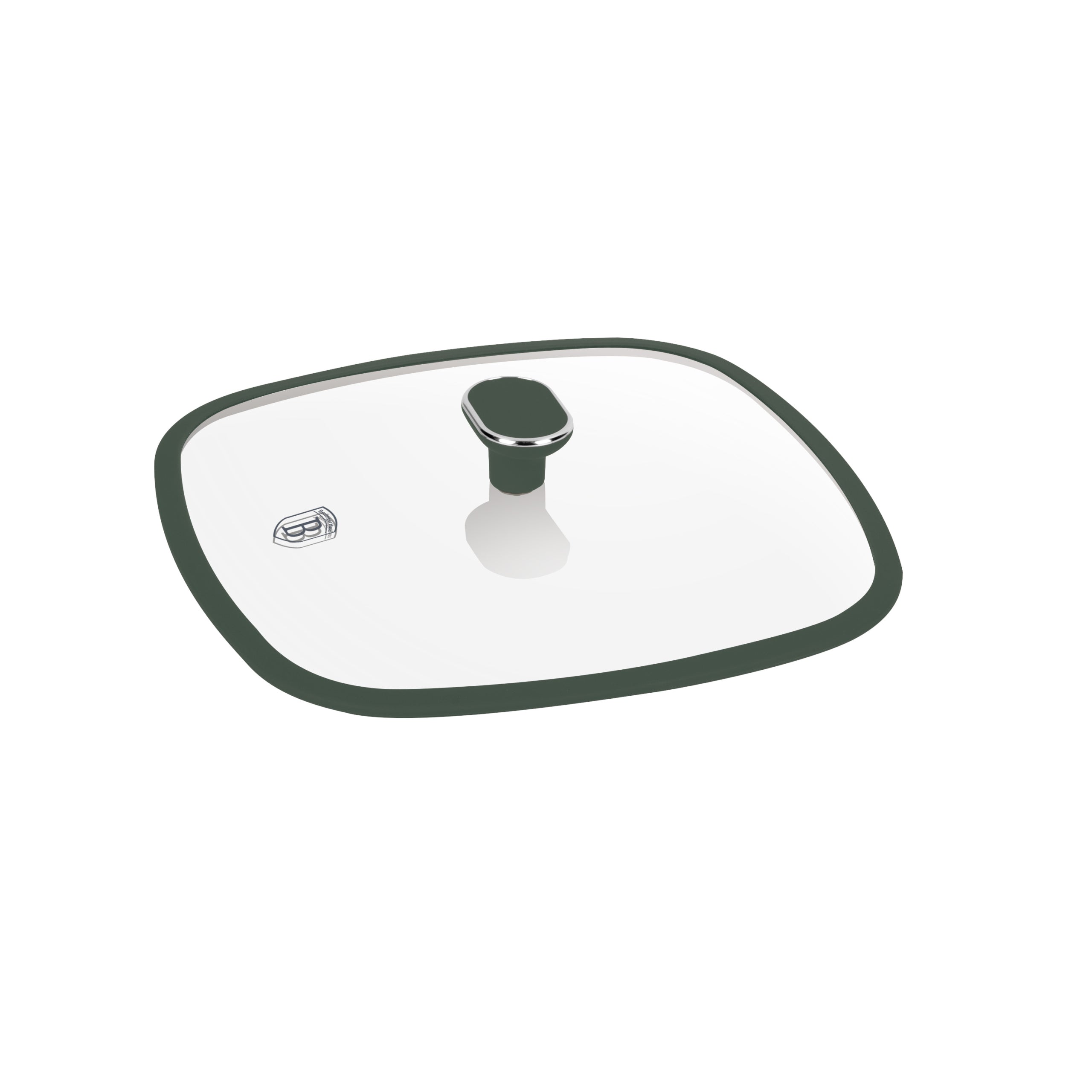 Berlinger Haus matt zöld tapadásmentes indukciós Grill serpenyő fedővel 28 cm
