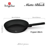 Berlinger Haus indukciós serpenyő 28 cm – Matte Black Collection