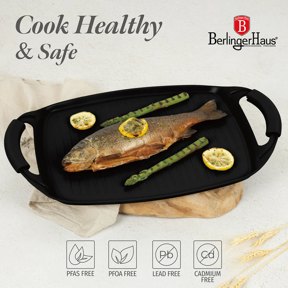Berlinger Haus Grill sütőlap (47 cm) – 3. kép