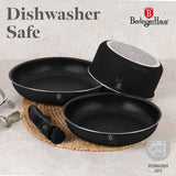 Berlinger Haus 10 részes indukciós edénykészlet levehető nyéllel – Matte Black Collection