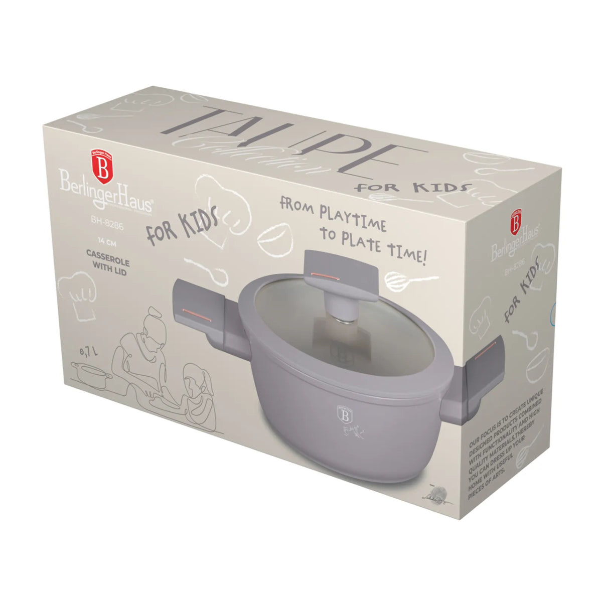 Berlinger Haus Mini lábas fedővel gyerekeknek (0.7 L) – 2. kép
