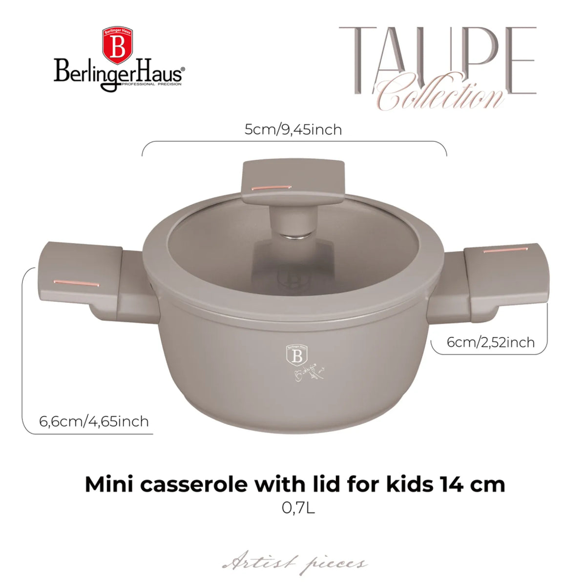 Berlinger Haus Mini lábas fedővel gyerekeknek (0.7 L) – 9. kép