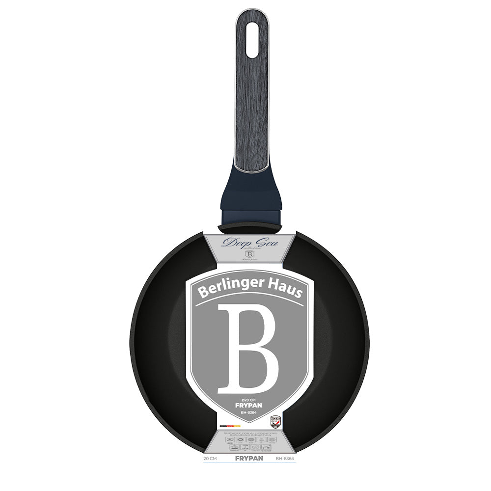 BerlingerHaus tapadásmentes indukciós serpenyő 20 cm matt kék