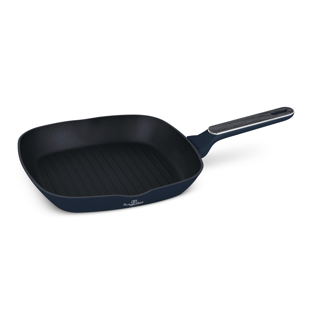 BerlingerHaus tapadásmentes indukciós grill serpenyő 28 cm Deep Sea