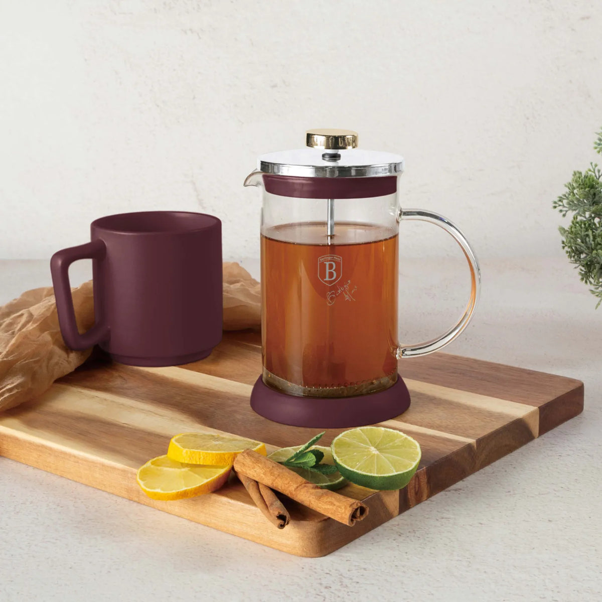 Berlinger Haus Dugattyús kávé és teafőző (0.6 L) – 6. kép