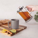 Dugattyús kávé és teafőző 600 ml szürke Berlinger Haus