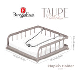 Szalvétatartó fém matt szürke Berlinger Haus
