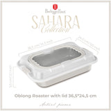 Berlinger Haus tapadásmentes tepsi fedővel 36 cm matt krém Sahara Collection