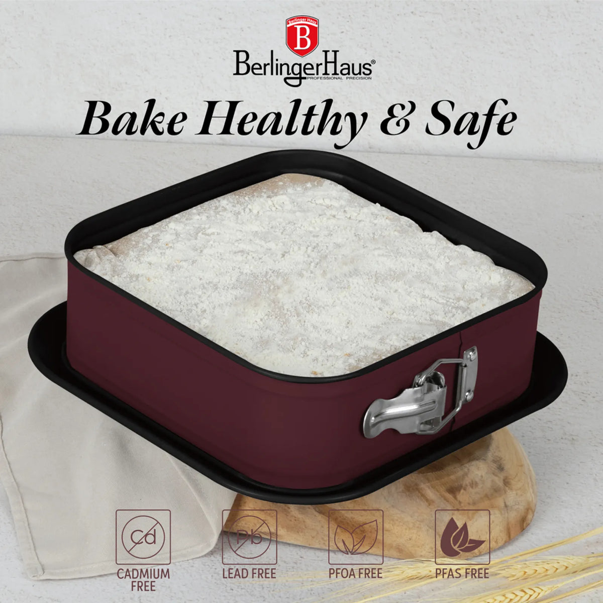 Berlinger Haus Szögletes tortaforma (28 cm) – 3. kép