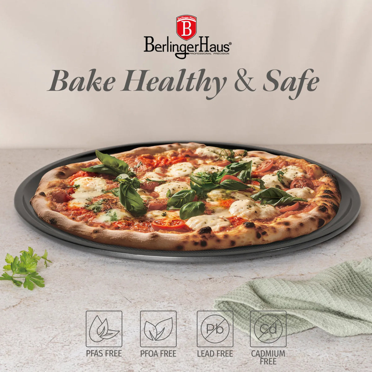 Berlinger Haus Pizzasütő forma (36 cm) – 5. kép