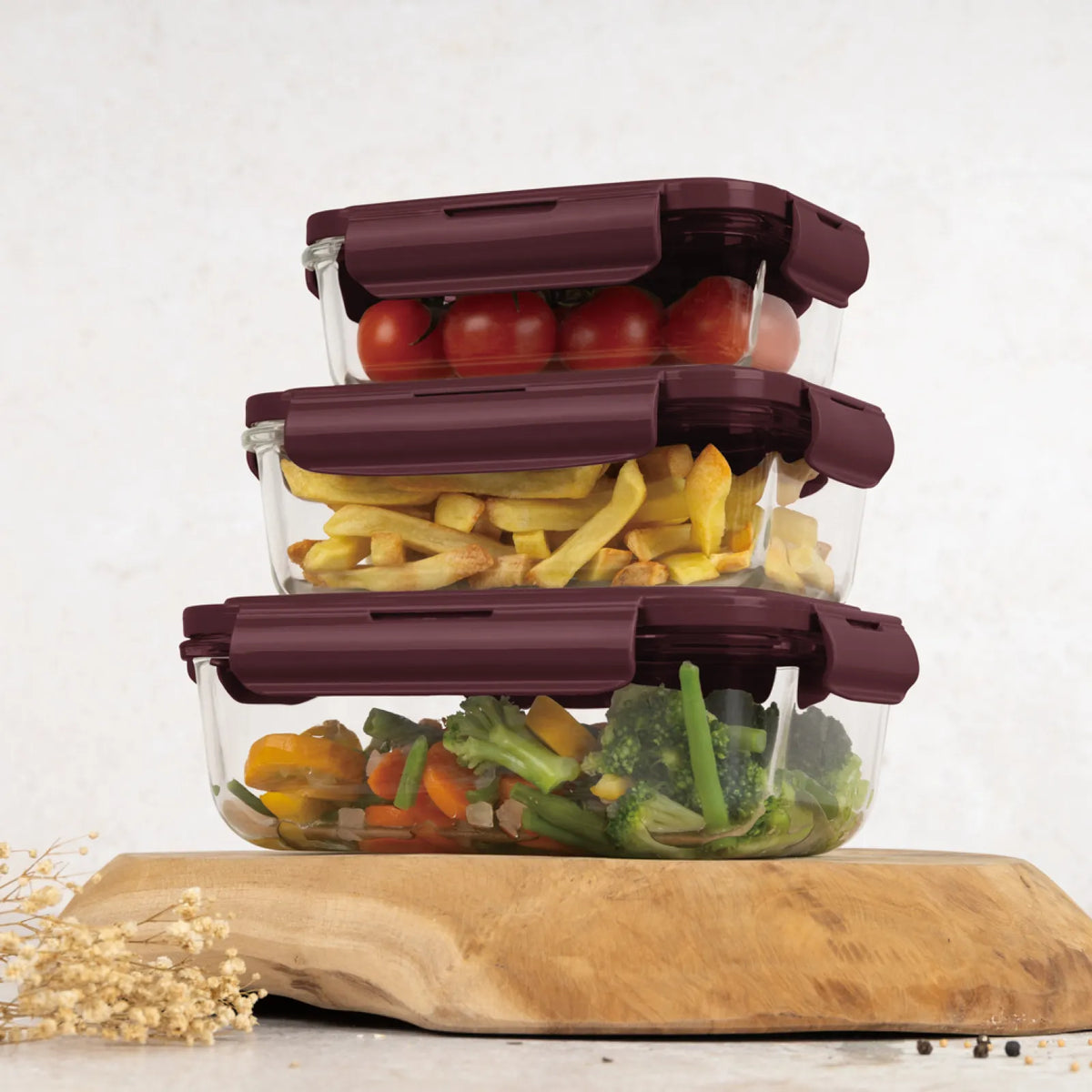 Berlinger Haus 3 részes üveg ételtároló készlet – 6. kép