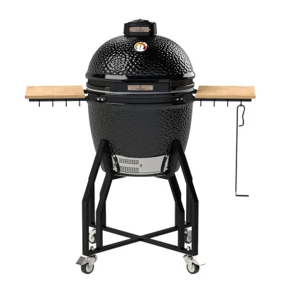 Berlinger Haus XL Kamado grill magas állvánnyal és oldalsó polcokkal – 3. kép