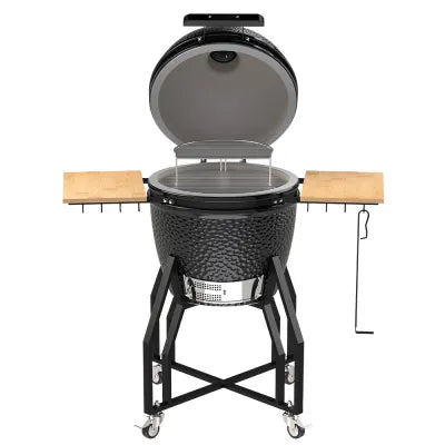 Berlinger Haus XL Kamado grill magas állvánnyal és oldalsó polcokkal – 4. kép