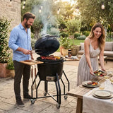 Berlinger Haus XL Kamado grill magas állvánnyal és oldalsó polcokkal – 8. kép