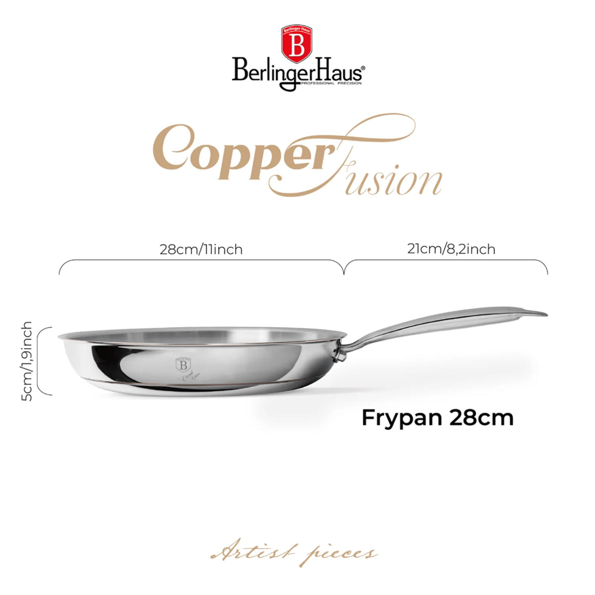Berlinger Haus Professzionális Serpenyő (28 cm) – 17. kép