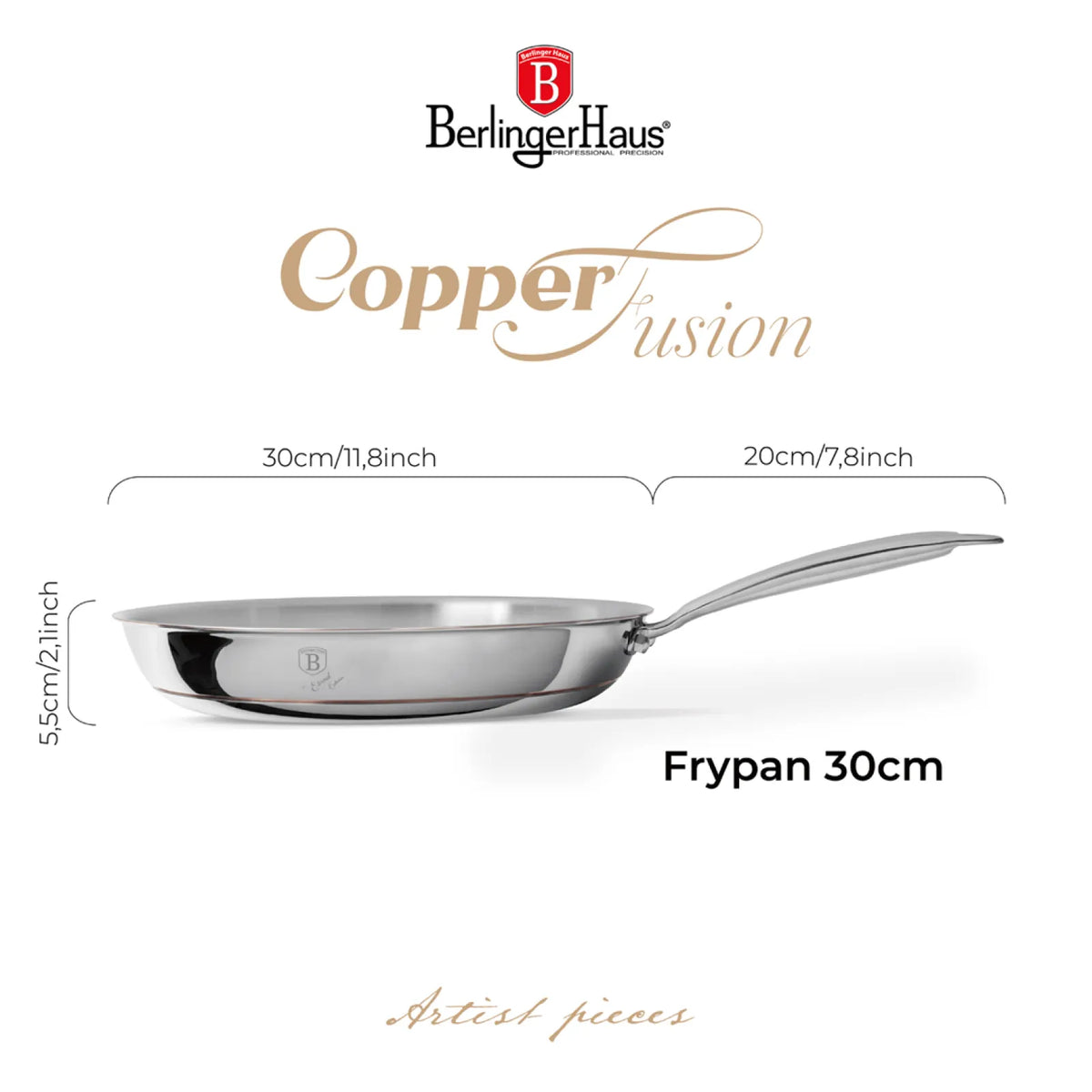 Berlinger Haus Professzionális Serpenyő (30 cm) – 12. kép