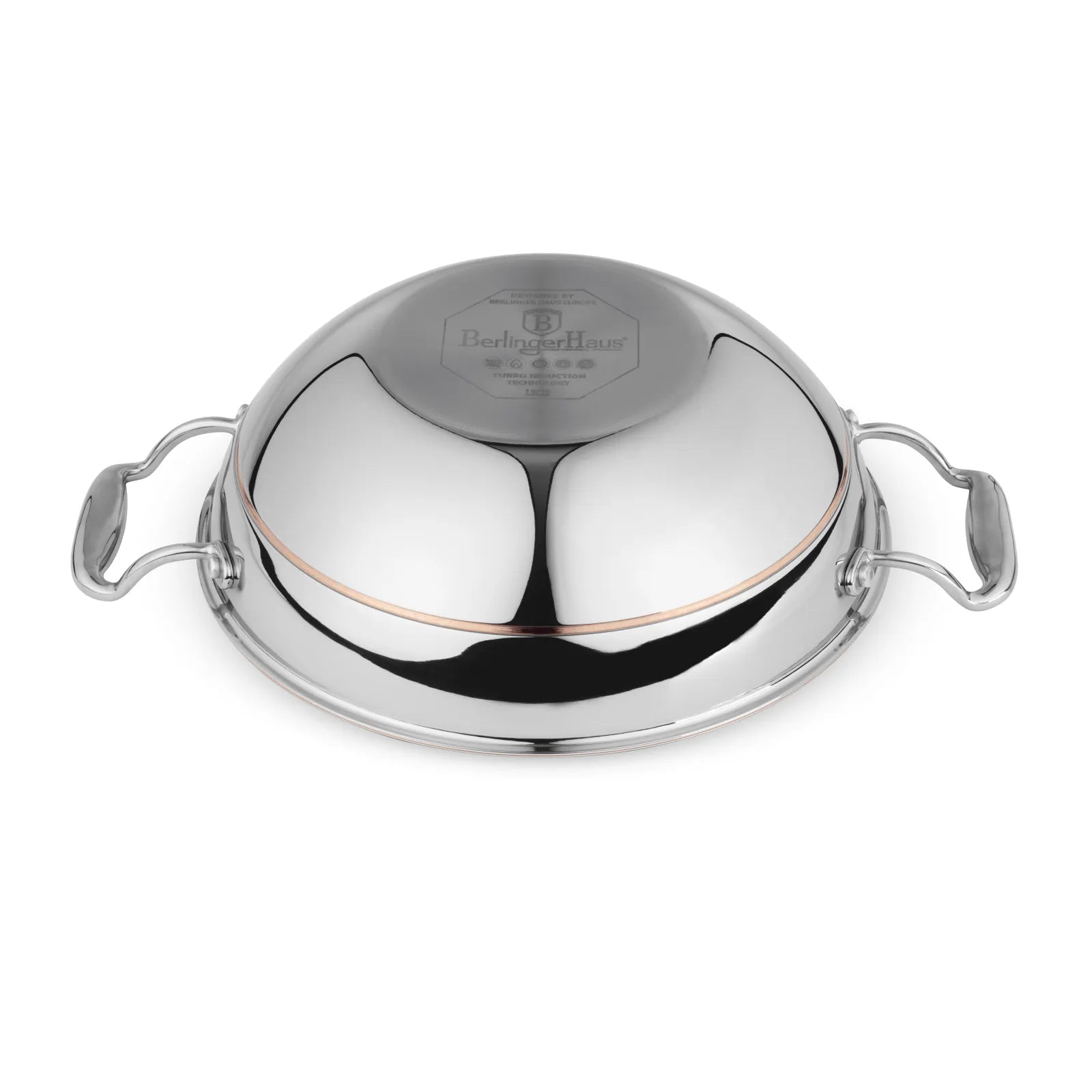 Berlinger Haus professzionális indukciós wok fedővel 24 cm – Copper Touch Collection